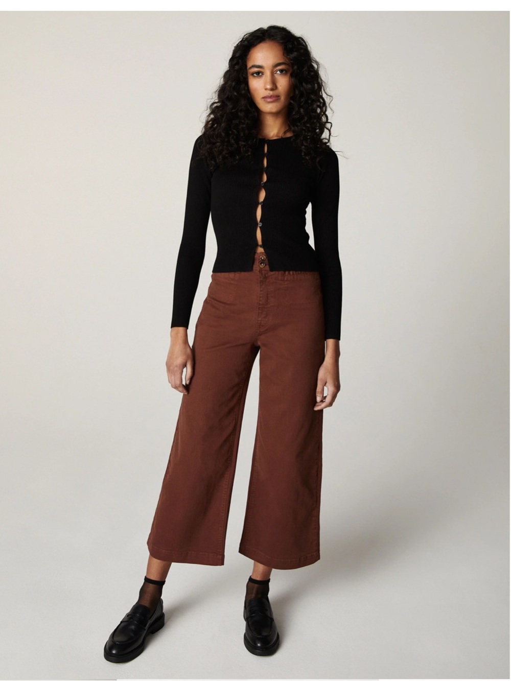 Anthropologie Unpublished Gemma High-Rise Mod Sailor Pant NWOT